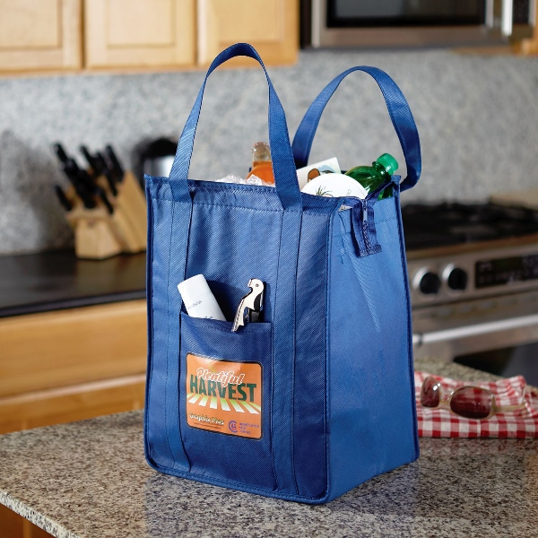 Insulated Polytex Tote with Zipper