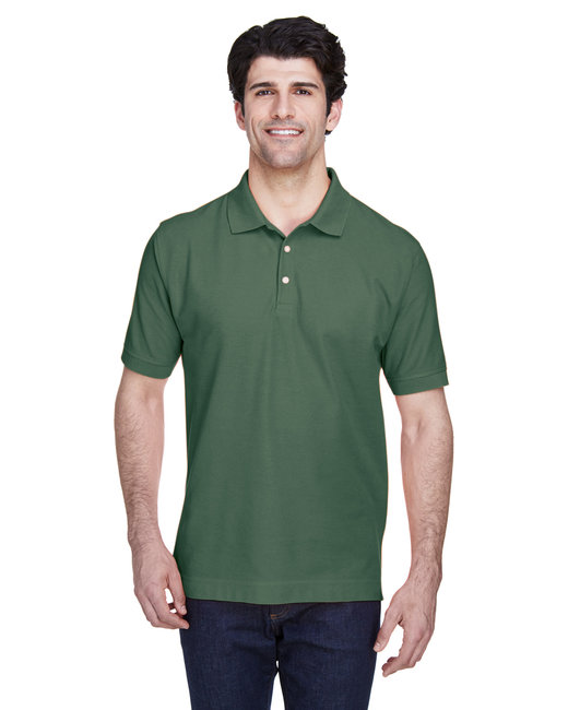 Devon & Jones Men's Pima Piqué Short-Sleeve Polo