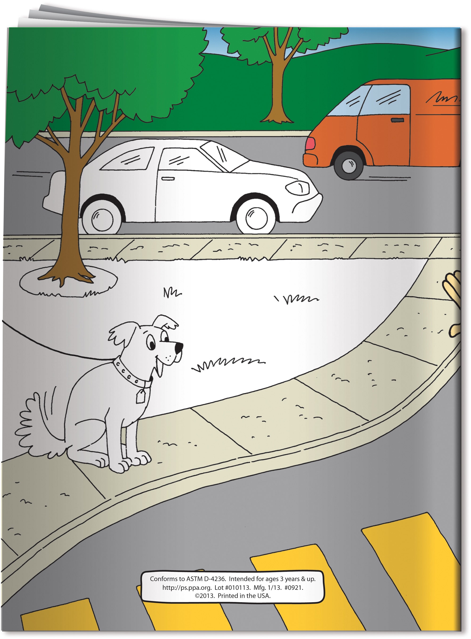 Coloring Book: My Visit with a Police Officer