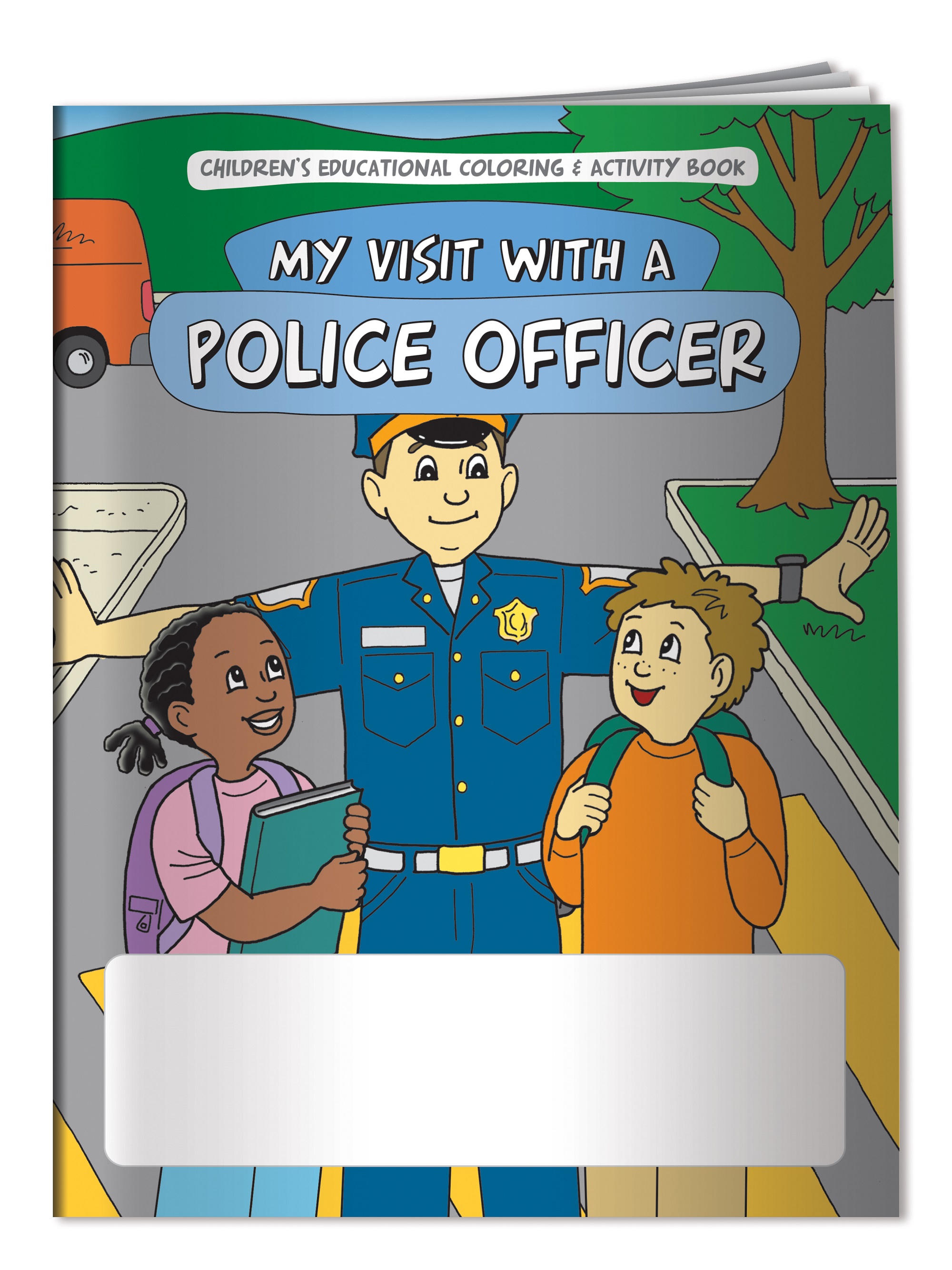 Coloring Book: My Visit with a Police Officer