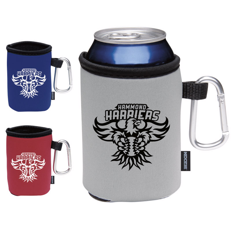 Koozie® Collapsible Can Kooler with Carabiner
