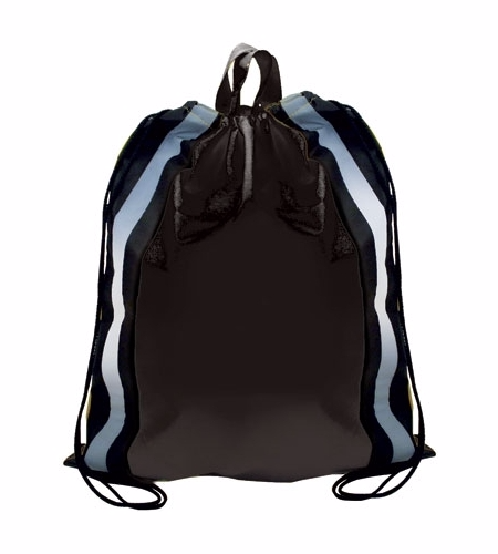 Non-Woven Reflective Drawstring Backpack, Full Color Digital