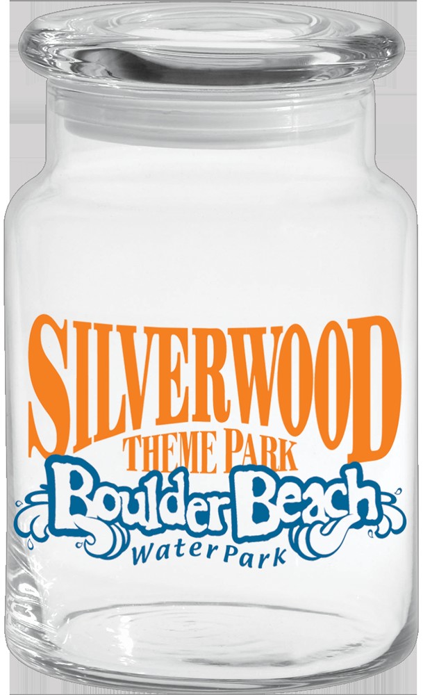 26 oz. Apothecary Jar w/Flat Lid