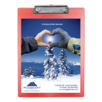 Letter Size Clipboard and Metal Spring Clip