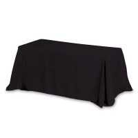 6' 3-Sided Economy Table Covers & Table Throws/Fit 6 Foot Table