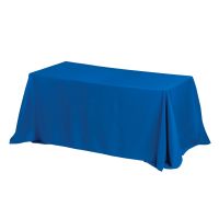 6' 3-Sided Economy Table Covers & Table Throws/Fit 6 Foot Table