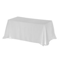 6' 3-Sided Economy Table Covers & Table Throws/Fit 6 Foot Table