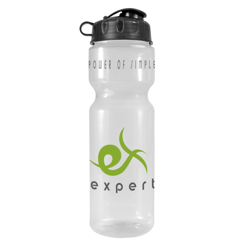 Champion - 28 oz. Trans. Bottle - Flip Lid