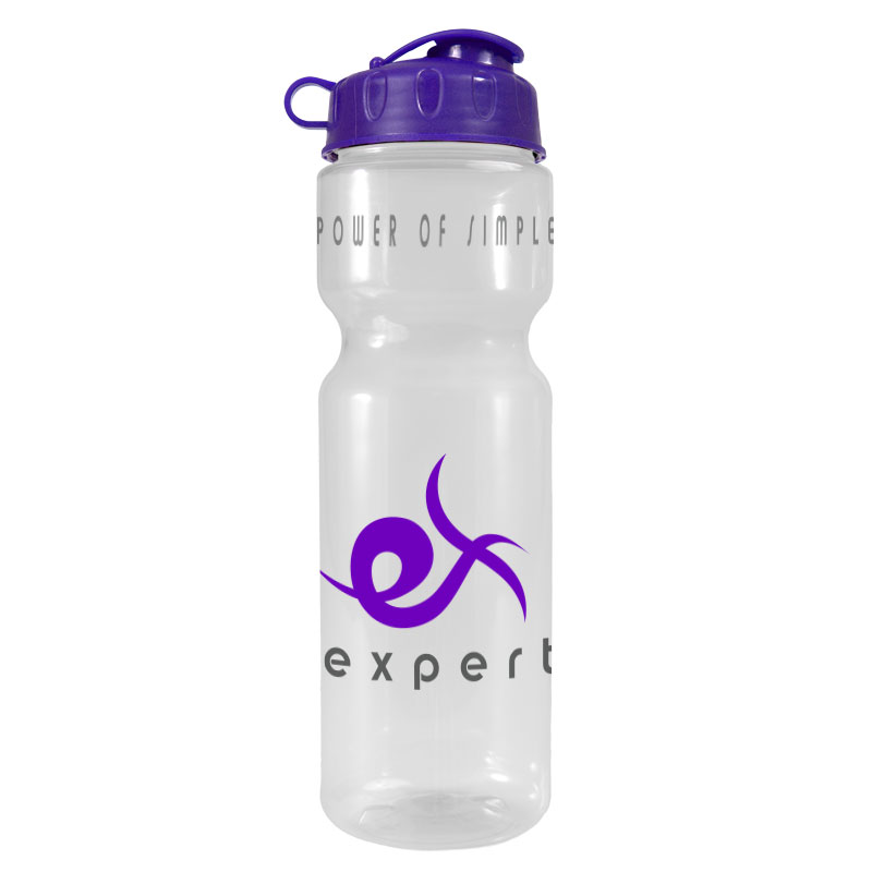 Champion - 28 oz. Trans. Bottle - Flip Lid