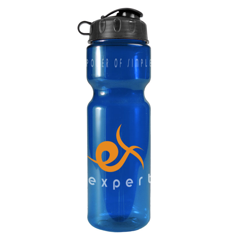 Champion - 28 oz. Trans. Bottle - Flip Lid