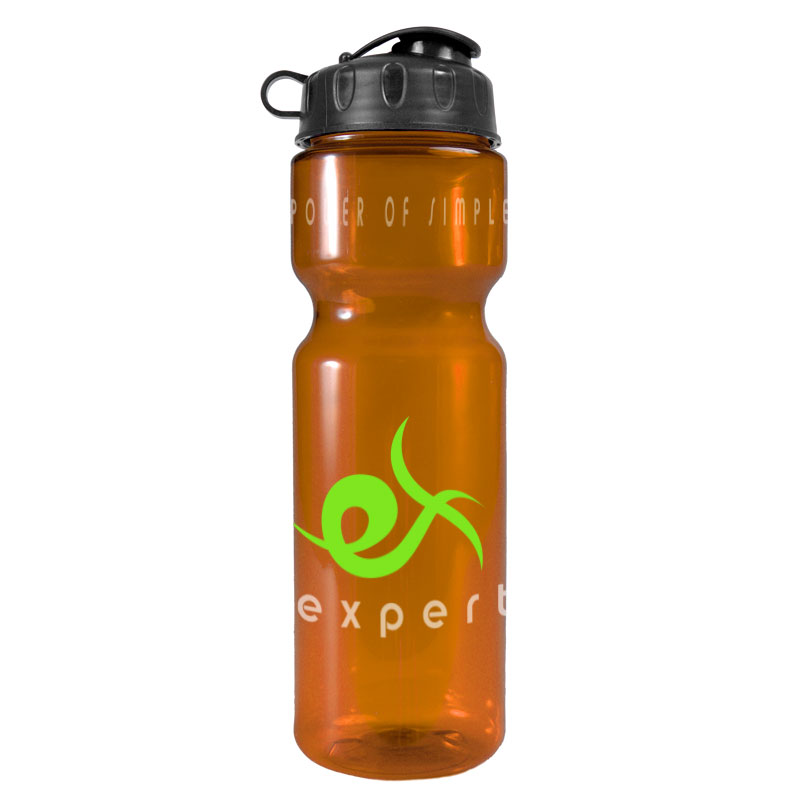 Champion - 28 oz. Trans. Bottle - Flip Lid