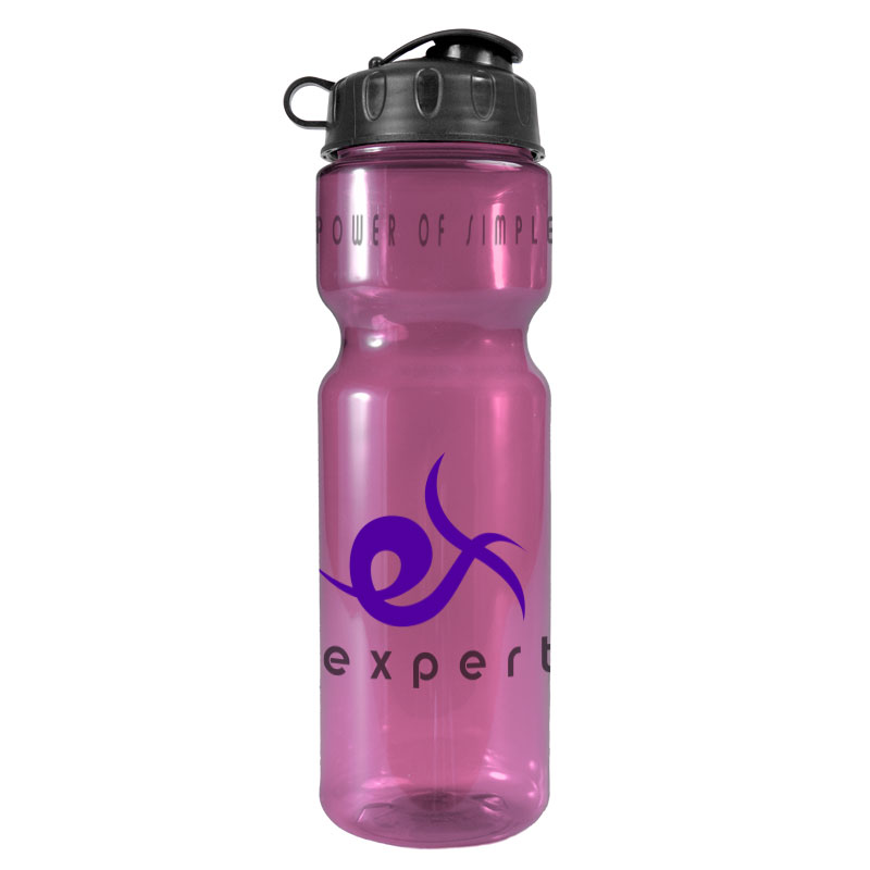 Champion - 28 oz. Trans. Bottle - Flip Lid