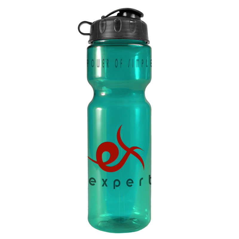 Champion - 28 oz. Trans. Bottle - Flip Lid