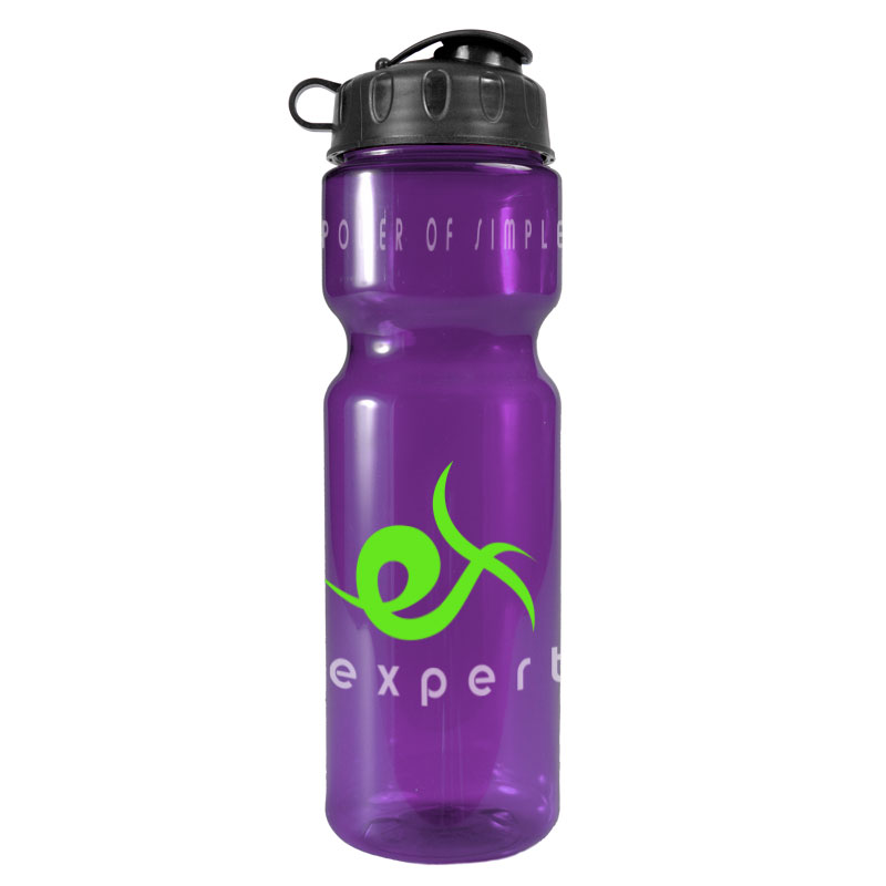 Champion - 28 oz. Trans. Bottle - Flip Lid
