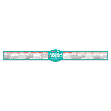 Keyboard/Monitor Calendar | Rectangle with Oval Inset | 1 1/2