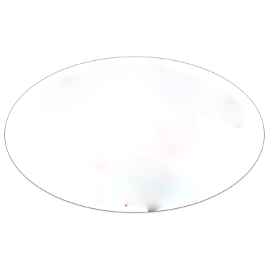 Value-Line Die Cut Roll Label | Oval | 1 1/2