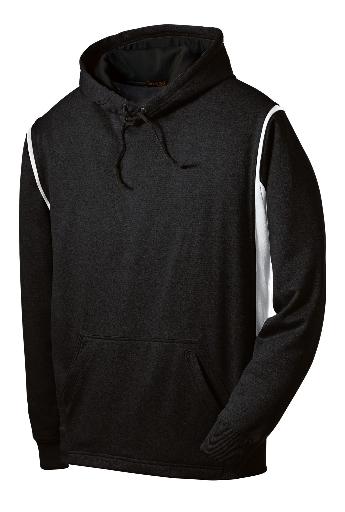 Sport-Tek® Tech Fleece Colorblock Hooded Sweatshirt