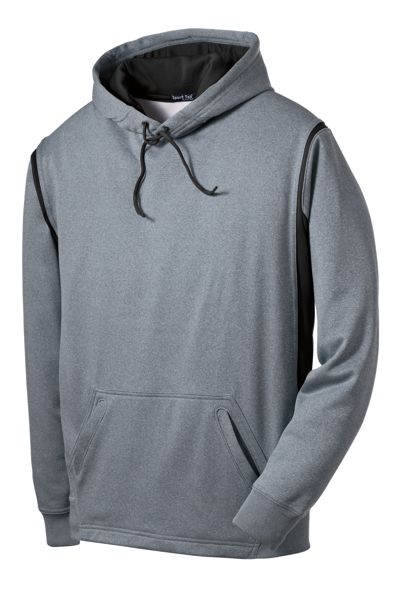 Sport-Tek® Tech Fleece Colorblock Hooded Sweatshirt