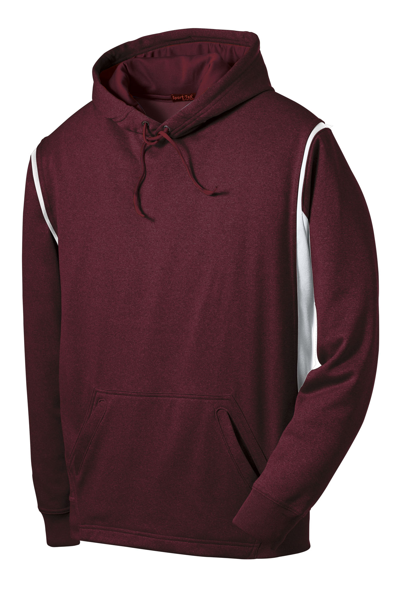 Sport-Tek® Tech Fleece Colorblock Hooded Sweatshirt