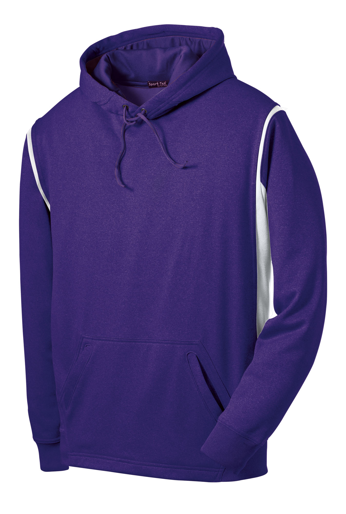 Sport-Tek® Tech Fleece Colorblock Hooded Sweatshirt