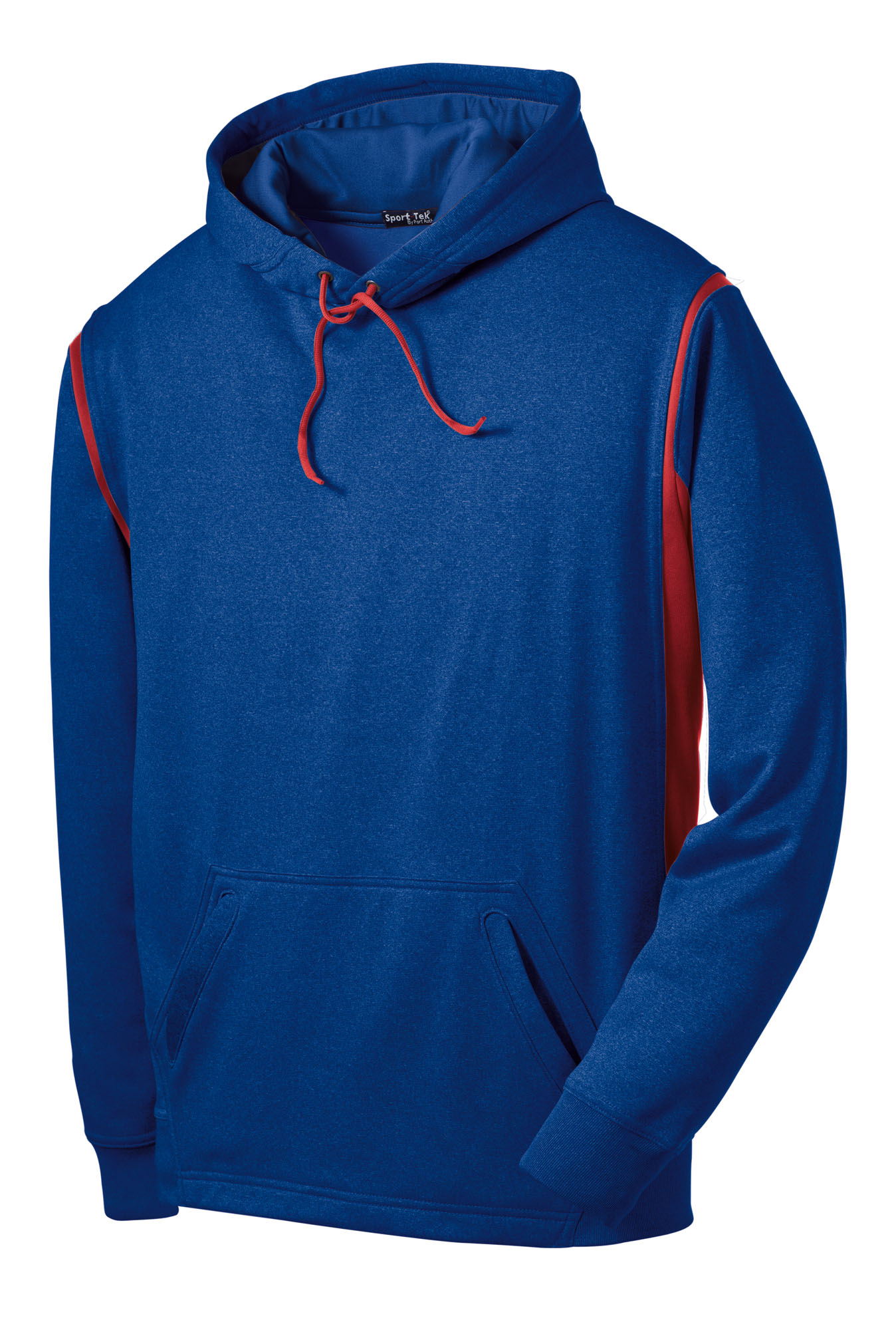 Sport-Tek® Tech Fleece Colorblock Hooded Sweatshirt