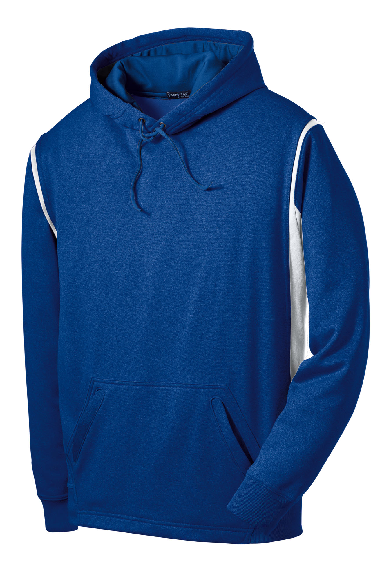 Sport-Tek® Tech Fleece Colorblock Hooded Sweatshirt