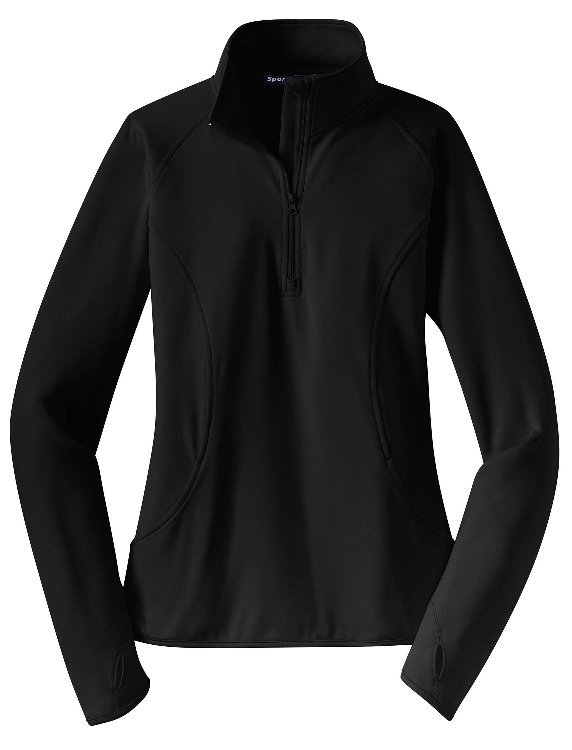 Sport-Tek® Ladies Sport-Wick® Stretch 1/2-Zip Pullove