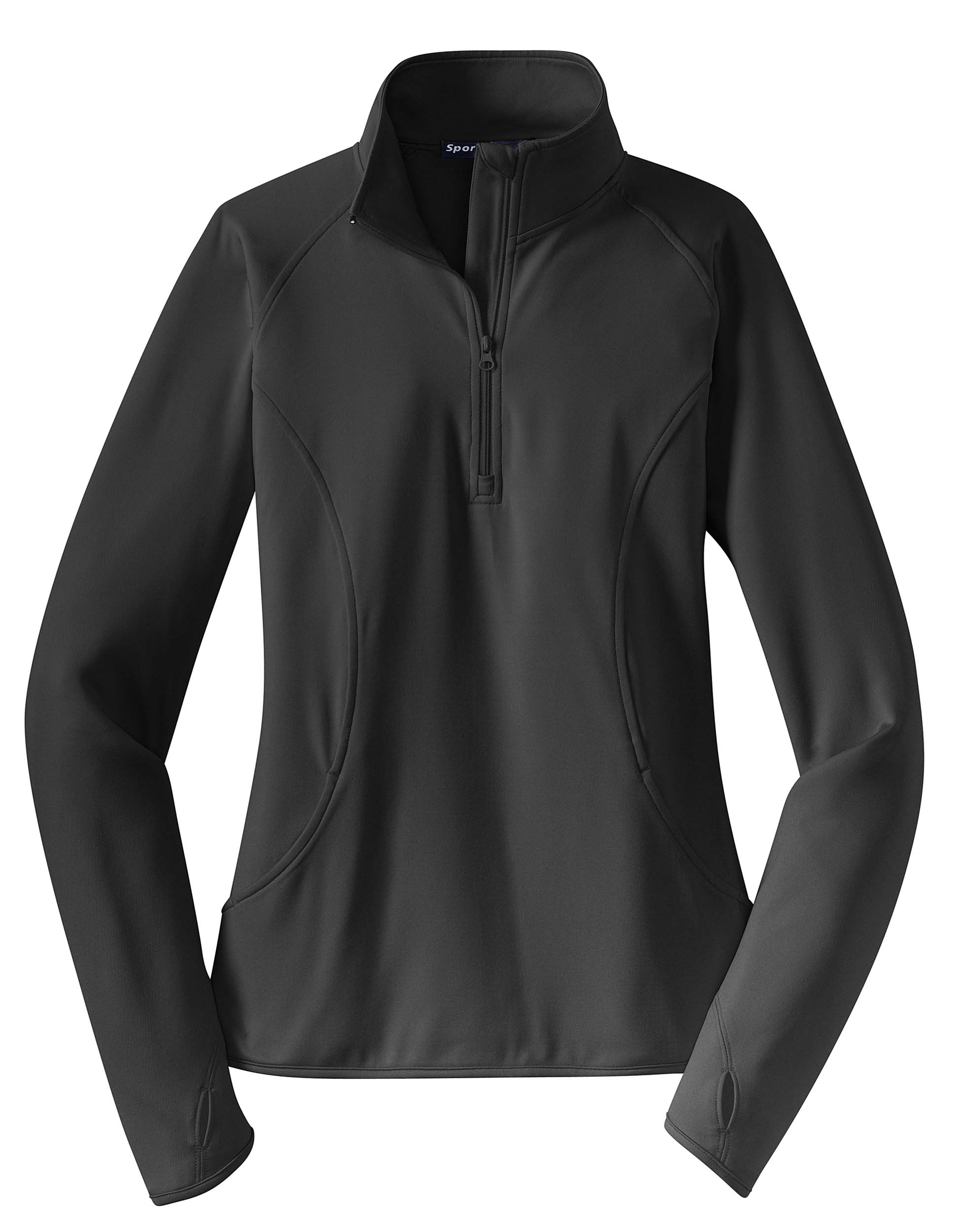 Sport-Tek® Ladies Sport-Wick® Stretch 1/2-Zip Pullove