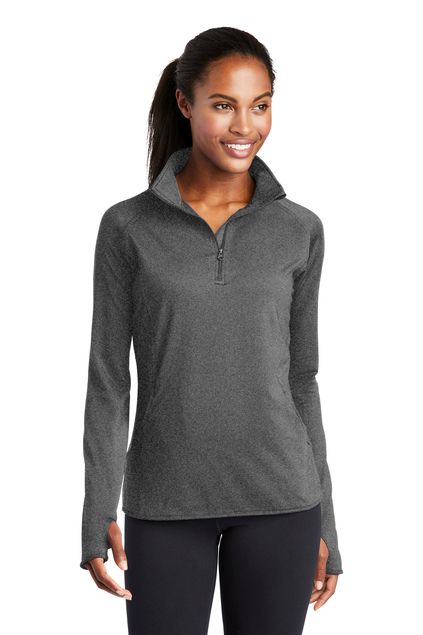 Sport-Tek® Ladies Sport-Wick® Stretch 1/2-Zip Pullove