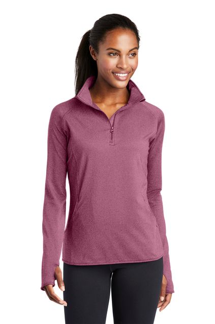 Sport-Tek® Ladies Sport-Wick® Stretch 1/2-Zip Pullove