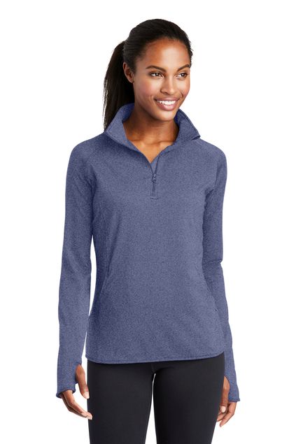 Sport-Tek® Ladies Sport-Wick® Stretch 1/2-Zip Pullove