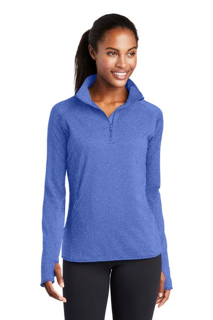 Sport-Tek® Ladies Sport-Wick® Stretch 1/2-Zip Pullove