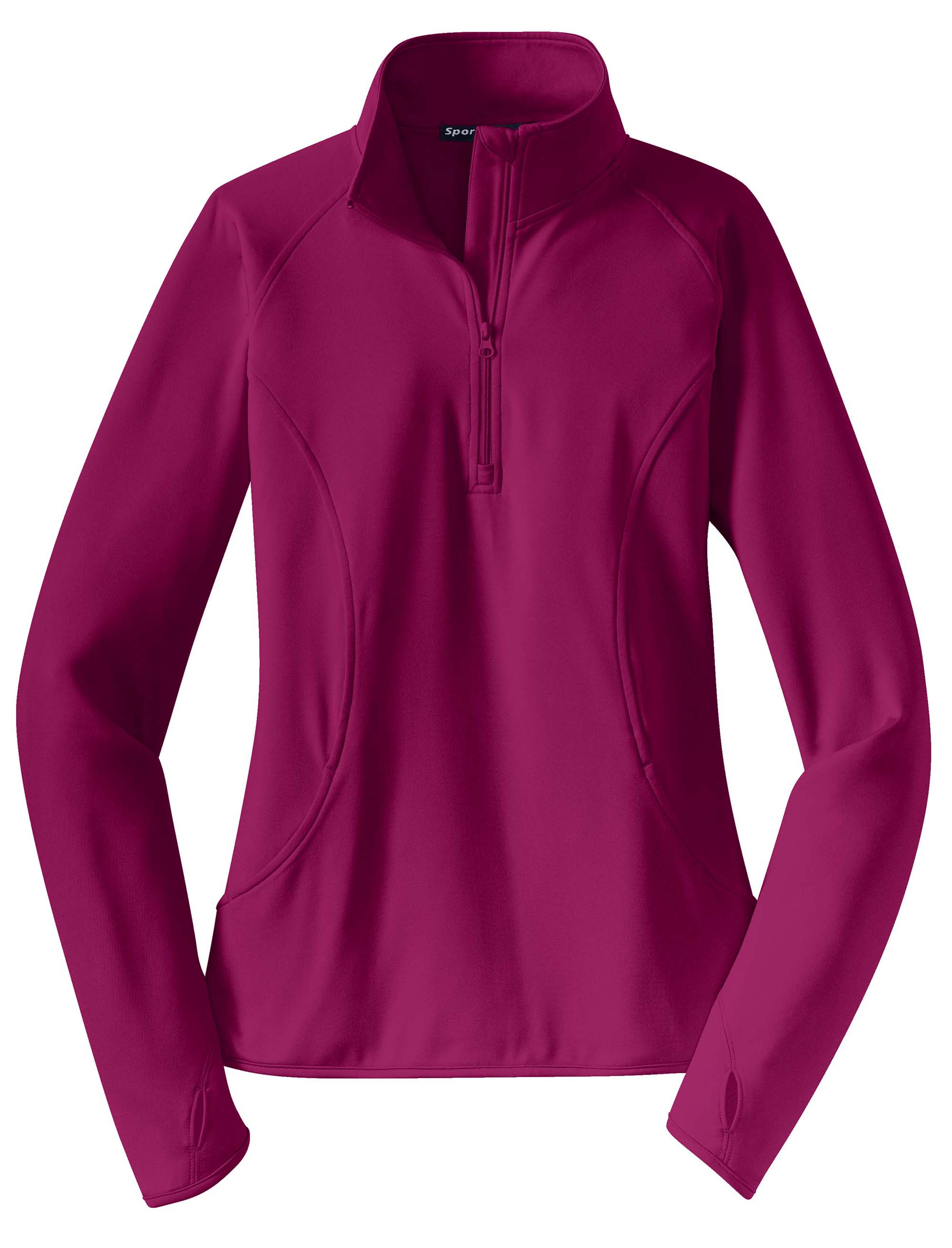 Sport-Tek® Ladies Sport-Wick® Stretch 1/2-Zip Pullove