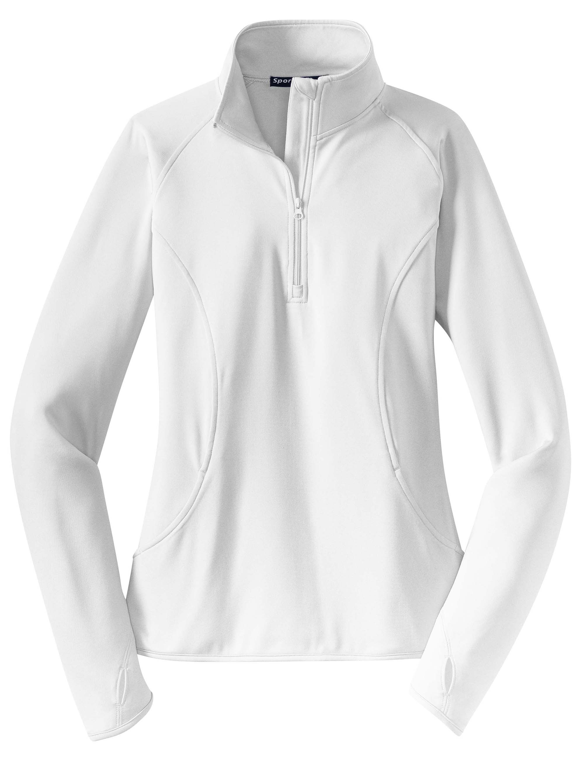 Sport-Tek® Ladies Sport-Wick® Stretch 1/2-Zip Pullove