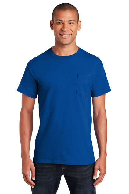 Gildan® - DryBlend® 50 Cotton/50 Poly Pocket T-Shirt