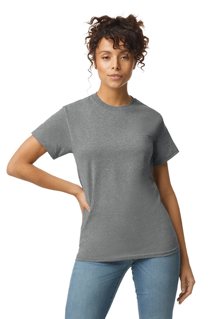 Gildan® - DryBlend® 50 Cotton/50 Poly Pocket T-Shirt