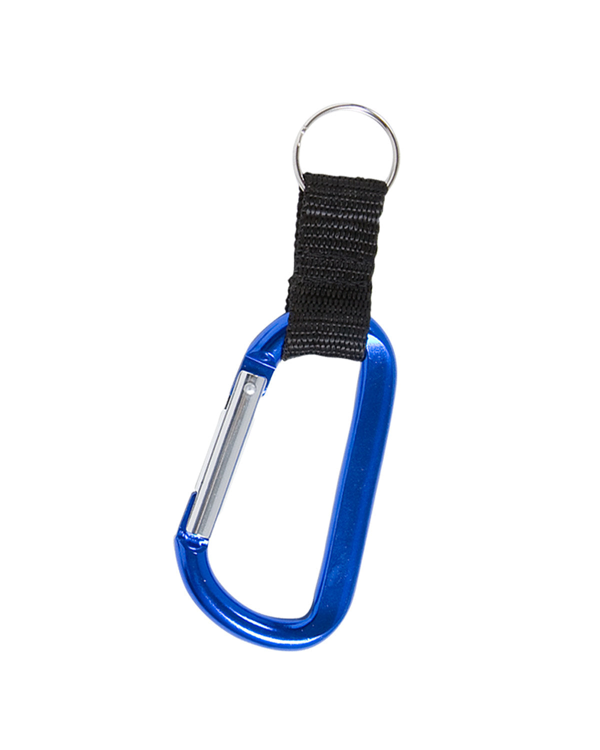 Carabiner with Strap and Split Ring