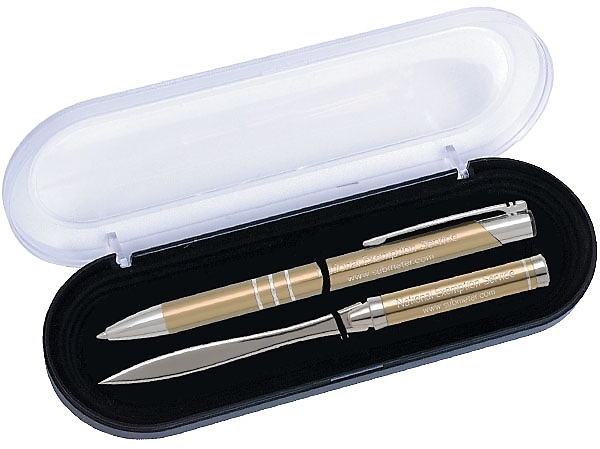 Triple Classic Pen & Letter Opener Set