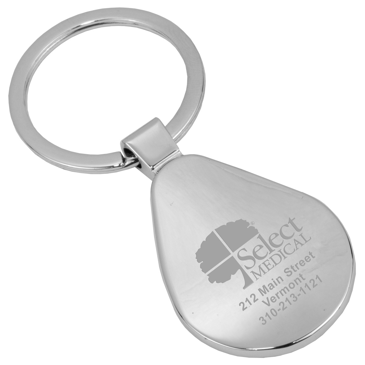 Economy Laser Engraved Metal Keyholder