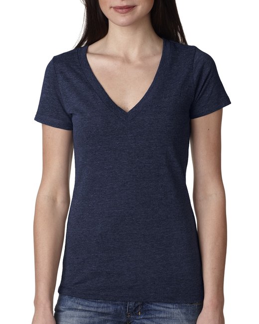 Women’s Triblend Deep V-Neck T-Shirt