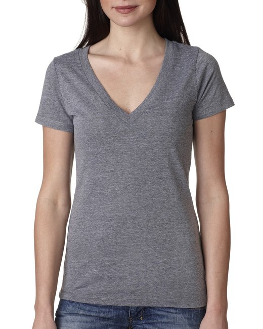 Women’s Triblend Deep V-Neck T-Shirt