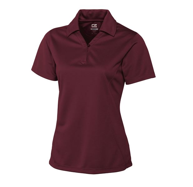 CB Drytec Genre Textured Solid Womens Polo