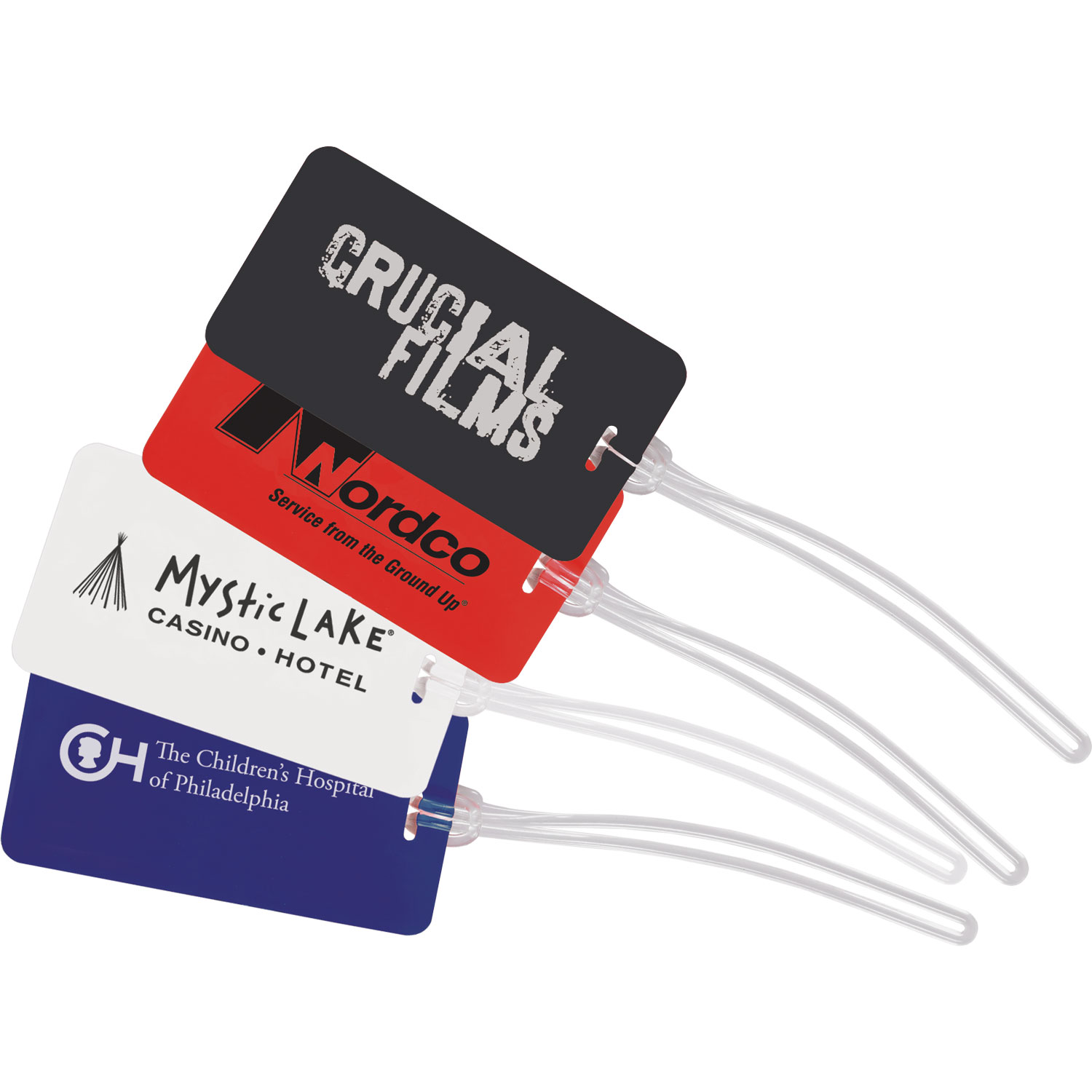 Plastic Bag Tag w/Clear Back
