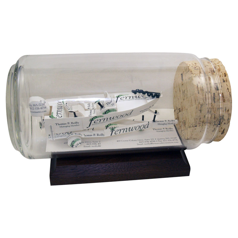 Business Card Sculpture - Boat