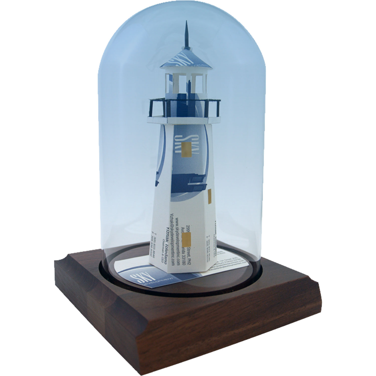 Business Card Sculpture - Lighthouse
