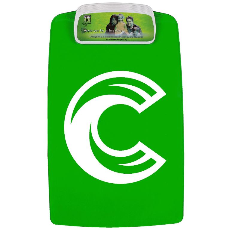 Legal Size Contour Clipboard