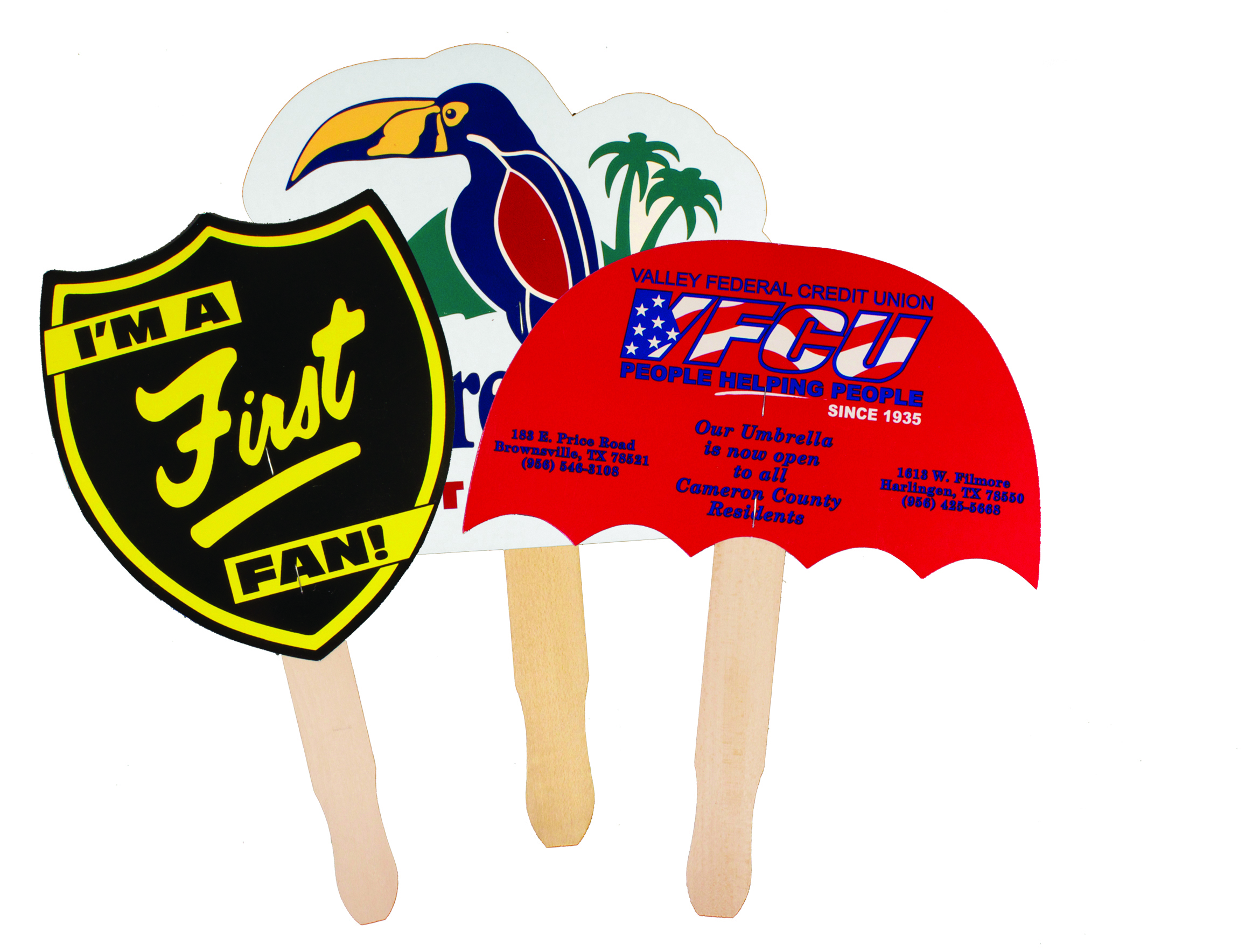 Custom Shaped Hand Fan