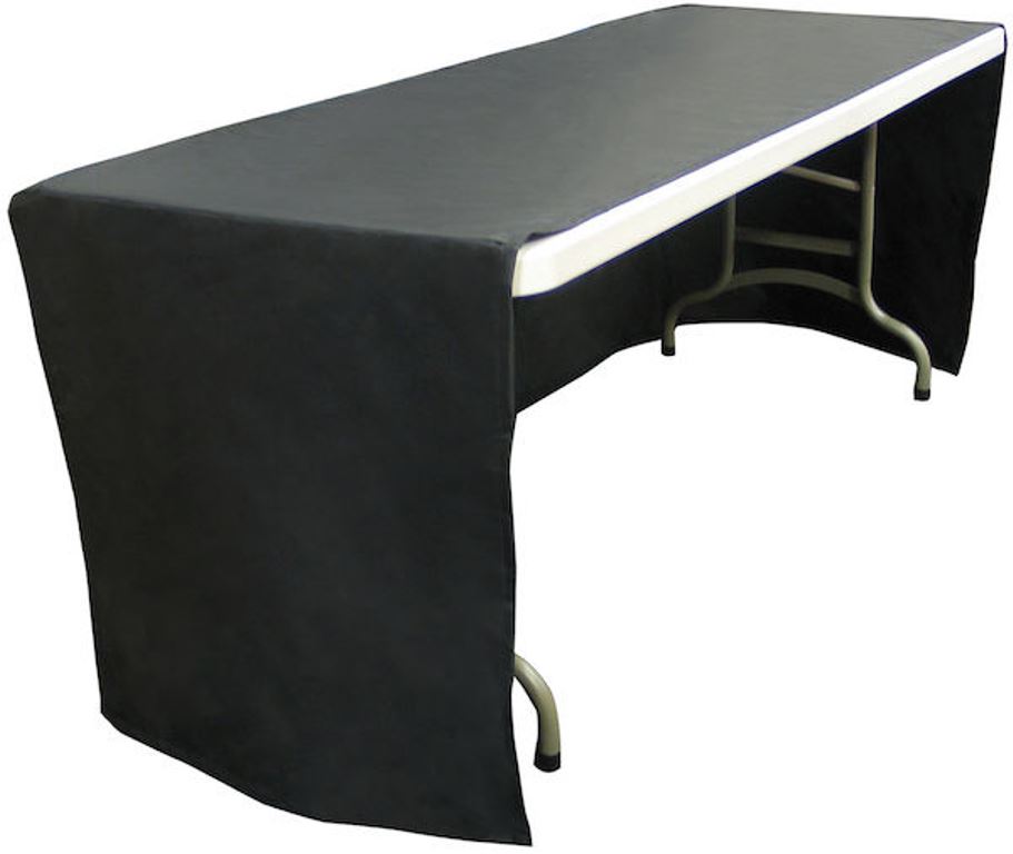 6' Decobrite™ Three-Sided Table Cover (Full-Color Imprint, One Lo