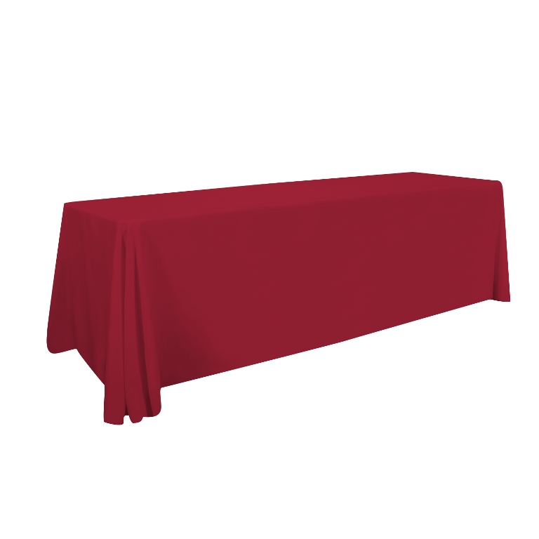 8' Standard Table Throw (Unimprinted Clearance Colors)