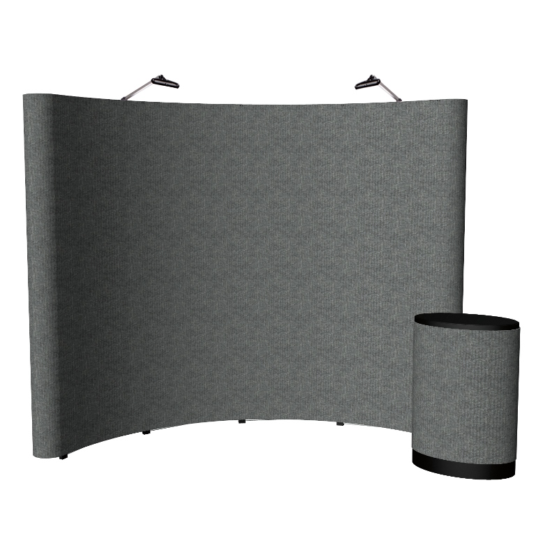 10' Echo Pop-Up Display Kit (Fabric with Lights)